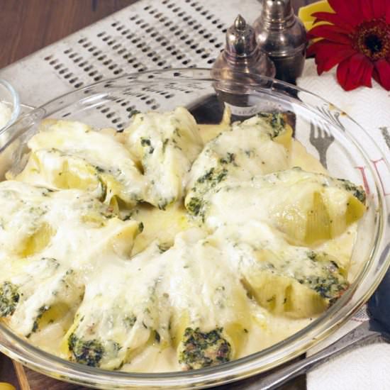 Stuffed Pasta Shells with Ricotta