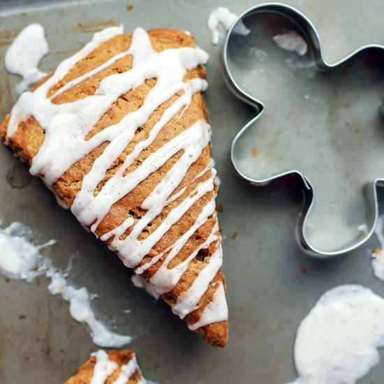 Vegan Gingerbread Scones