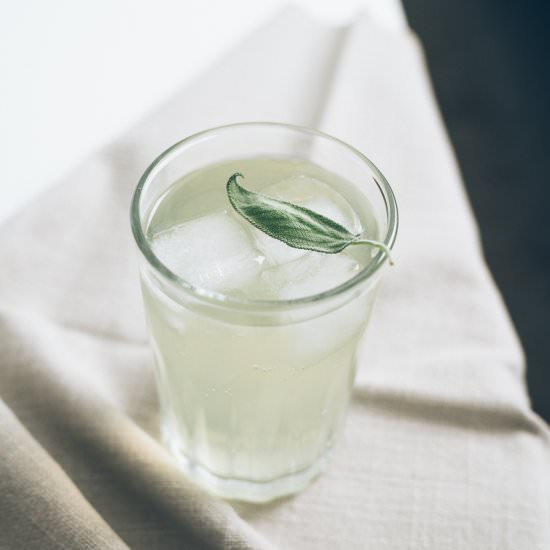 Preserved Lemon Sage Gin & Tonic