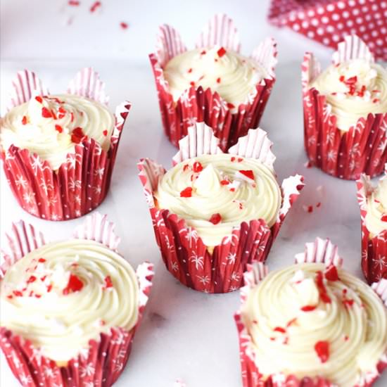Christmas Eggnog Cupcakes