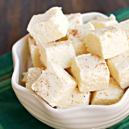 Eggnog Fudge