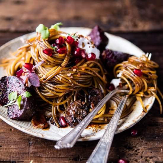 Caramelized Balsamic Pasta