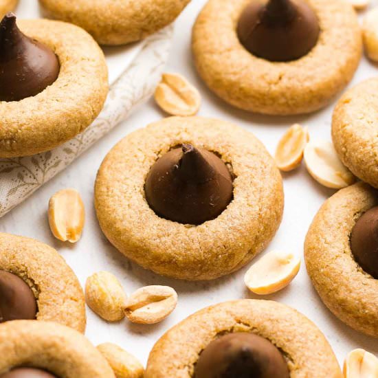 Healthy Peanut Butter Blossoms