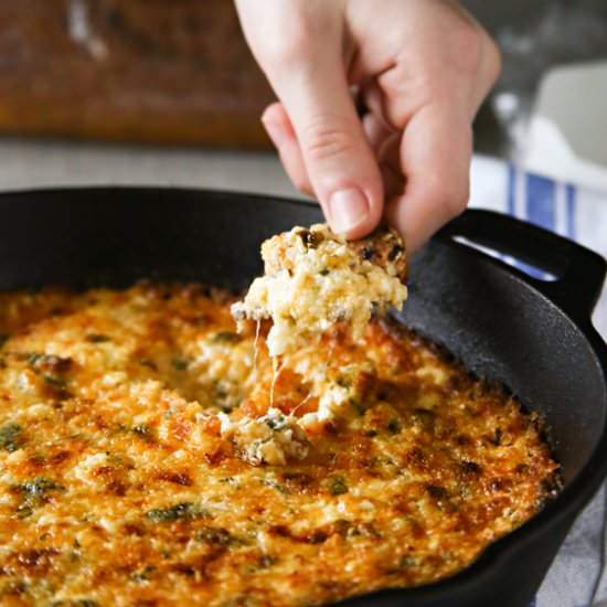 Cheesy Havarti Hot Spinach Dip