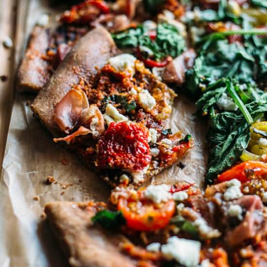 Sun Dried Tomato Pesto Pizza