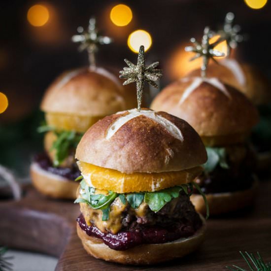 Mulled Wine Christmas Cheeseburger