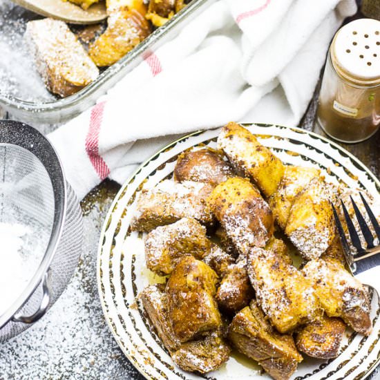 Gingerbread French Toast Bake