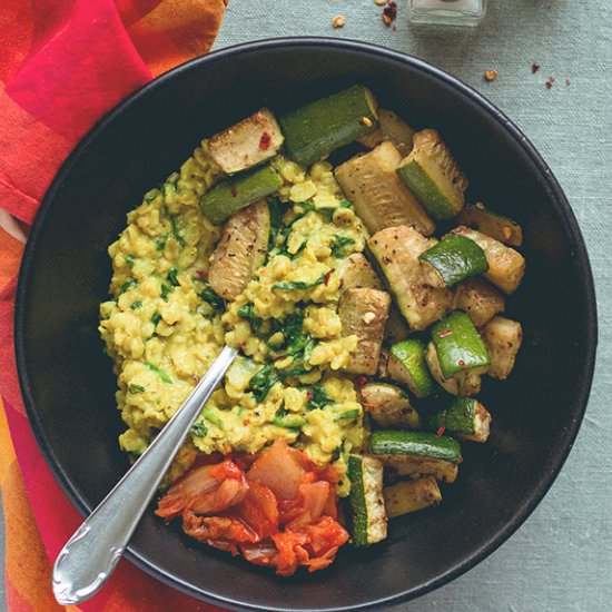 Curry Oatmeal with Tandoori Masala