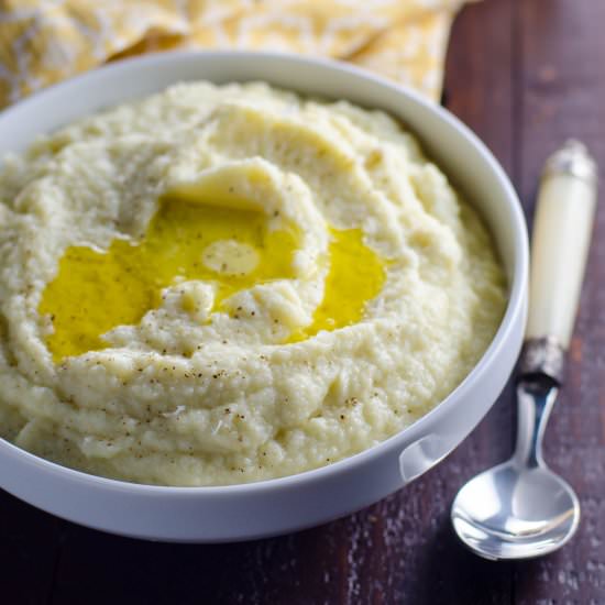 Mashed Cauliflower w/ Smoked Gouda