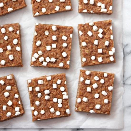 No Bake Hot Chocolate Bars