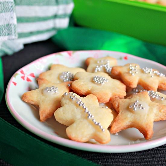 Eggless Sugar Cookies