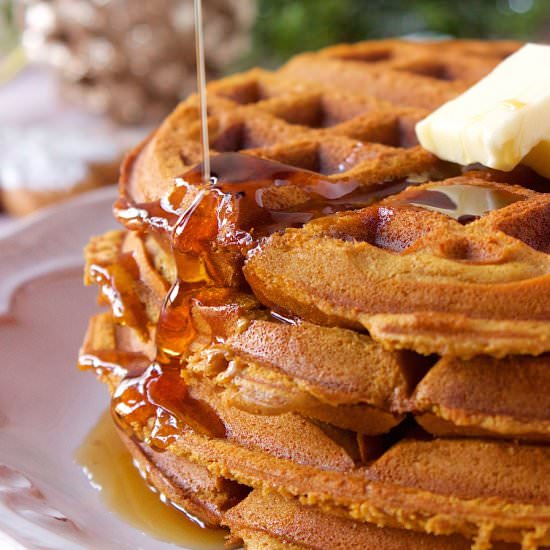 Gingerbread Waffles