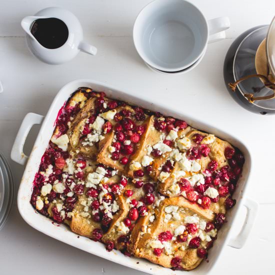 Cranberry Baked French Toast