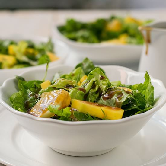 Orange, Lettuce and Mango Salad