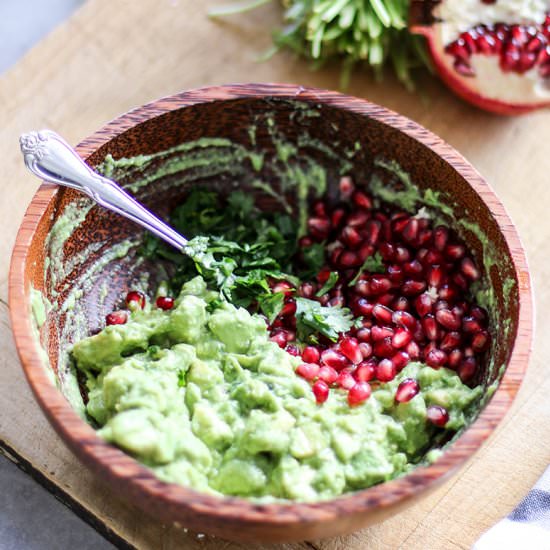 Pomegranate Guacamole