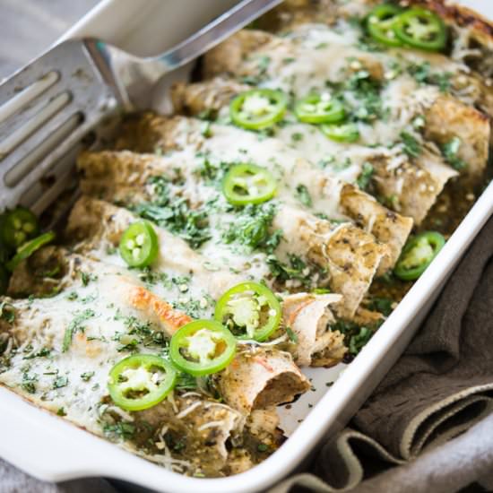 Chicken Enchiladas Verde