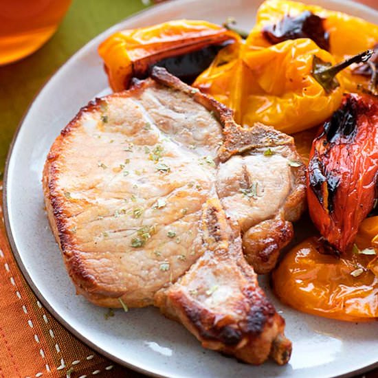 Apple Cider Brined Pork Chops