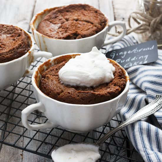 Gingerbread Pudding Cakes