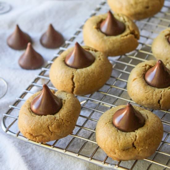 Gluten Free Peanut Butter Blossoms