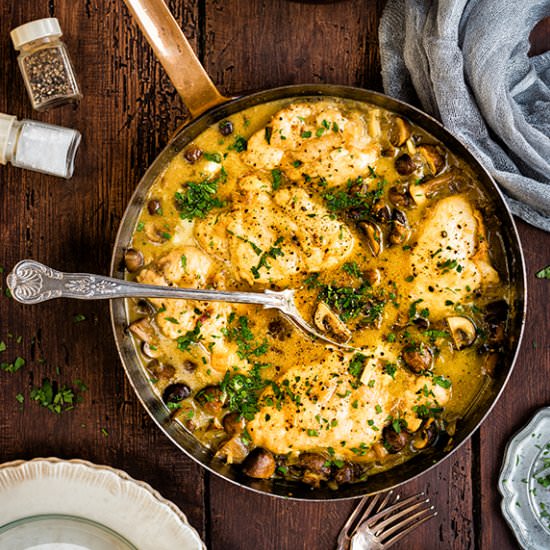 Pollo alla Marsala