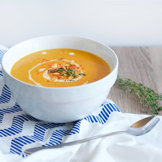 Curry Coconut Butternut Squash Soup