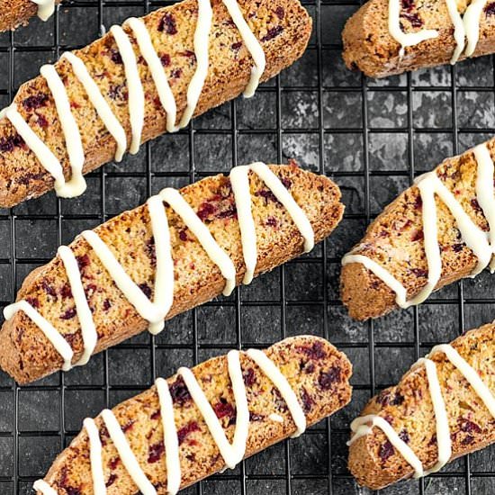 Cranberry Orange Biscotti