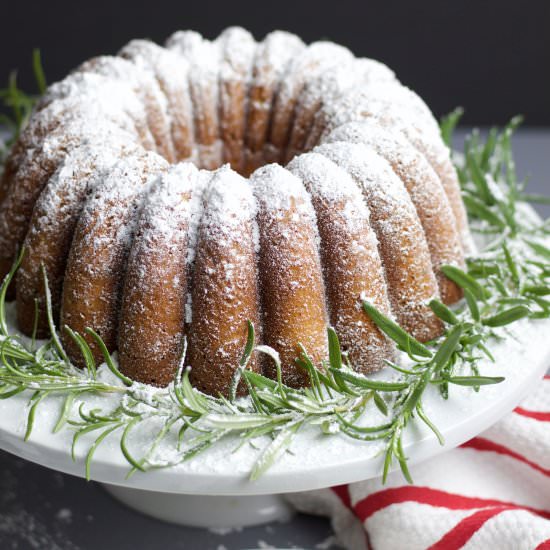 Pecan Cream Cheese Pound Cake