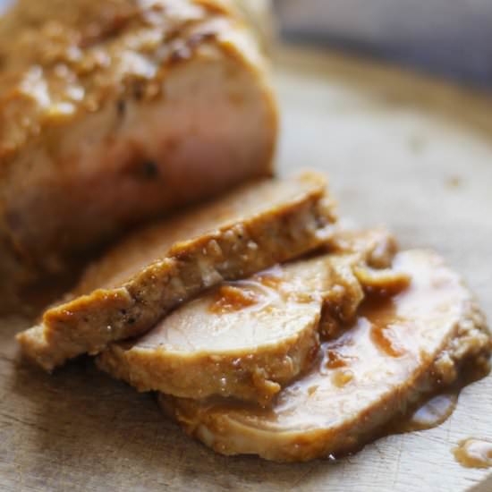 Pork Roast in Molasses & Rum glaze