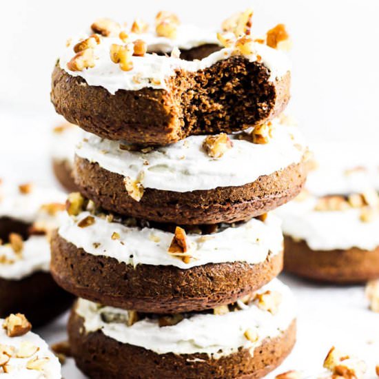 Vegan & GF Gingerbread Donuts
