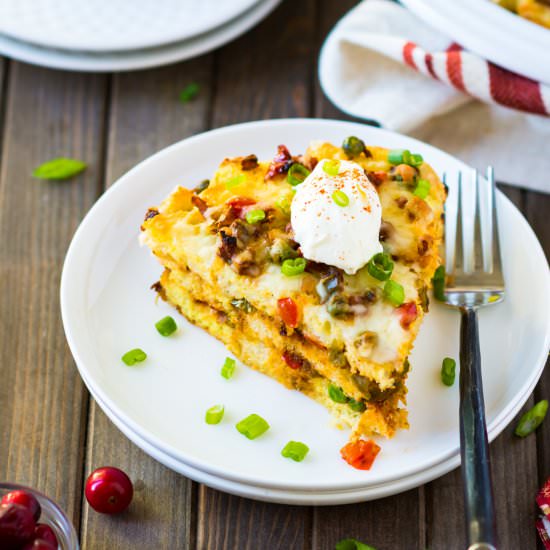 Spiced Breakfast Egg Casserole