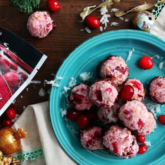 Cranberry-Ginger Coconut Macroons