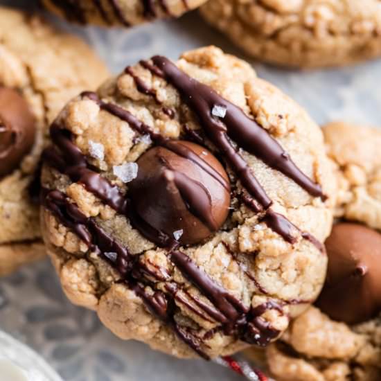 Peanut Crinkle Cookies