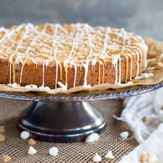 White Chocolate PB Blondies