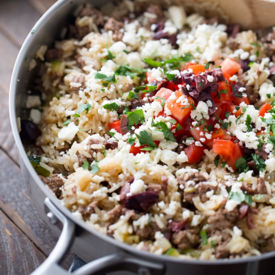 Greek Gyro Skillet