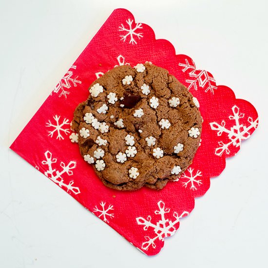 Double Chocolate Tahini Cookies