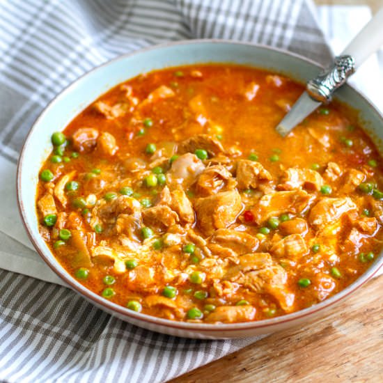 Pressure Cooker Chicken Paprika