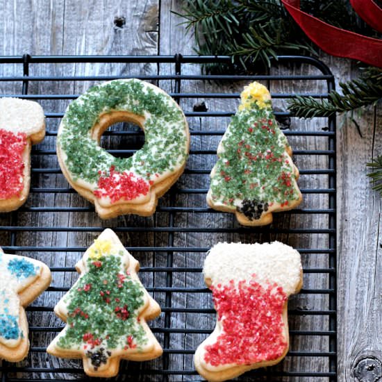 Healthy Vegan Sugar Cookies