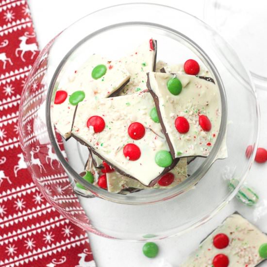 Chocolate and Peppermint Bark
