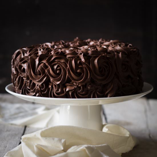 Ombre Tiramisu Cake with Ganache
