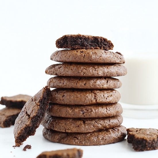 CHOCOLATE PEANUT BUTTER FUDGE COOKI
