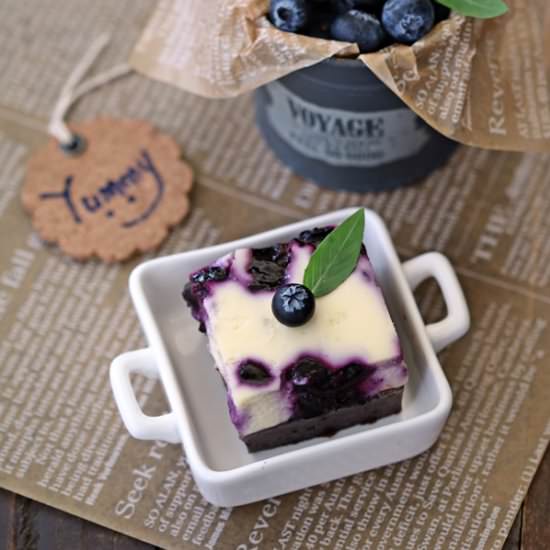 Blueberry Cheese Brownies