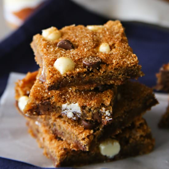 Chocolate Chip Snickerdoodle Bars