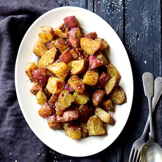 Miso Roast Sweet Potatoes