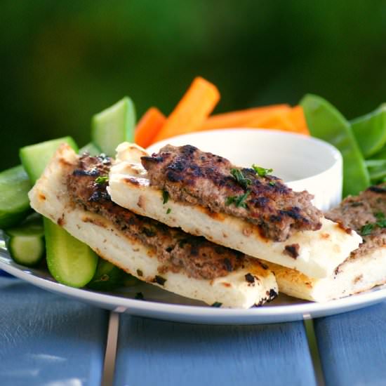 Kofta Pitas Tzatziki Dipping Sauce