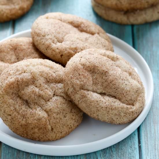 Egg Free Snickerdoodle Cookies
