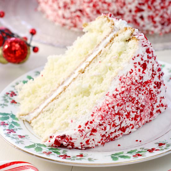 Holiday Peppermint Cake