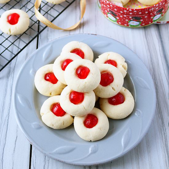 Candied Cherry Cookie