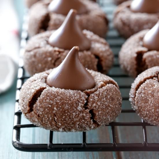 chocolate kiss cookies
