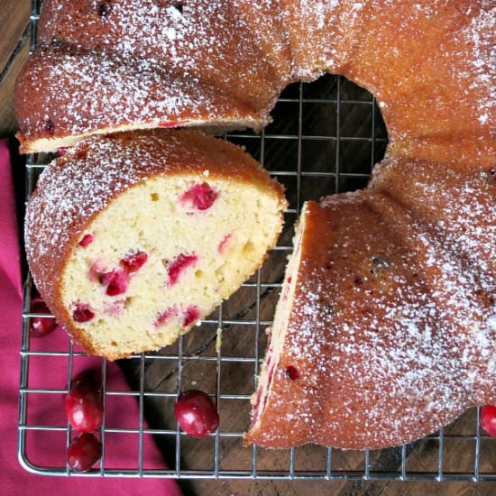 Cranberry Orange Bundt Cake
