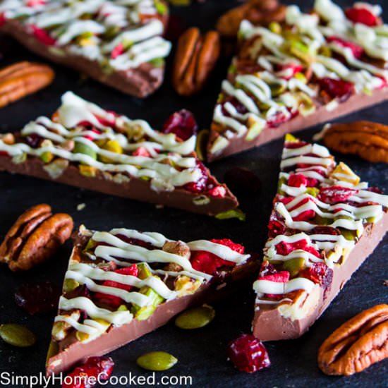 Fruit and Nut Chocolate Bark
